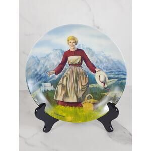 The Sound Of Music Julie Andrews Year 1986 Fine China 8 1/2" Plate Wall Decor